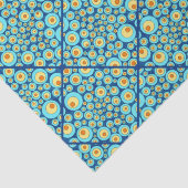 Startnight on Sea Doodle Diamond Tile Seidenpapier (Detail)