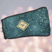 Startnight Space Design mit Gold Monogram Golf Headcover