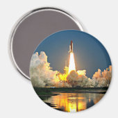 Startplatz Cape Canaveral Florida Magnet (Vorderseite/Rückseite)