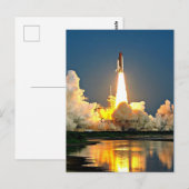 Startplatz Cape Canaveral Florida Postkarte (Vorne/Hinten)
