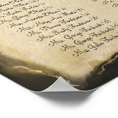 Starts@ 13.20 Seating Chart rund 130 Gäste Poster (Ecke)