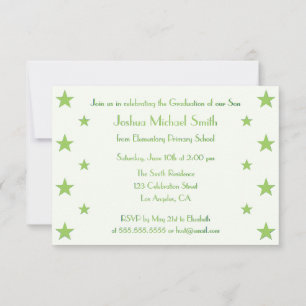 Starts Kids Custom Graduation Party Einladungskart Einladung