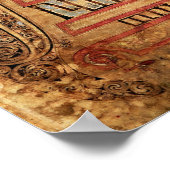 Startseite aus Lichfield Gospels, c.720 Poster (Ecke)