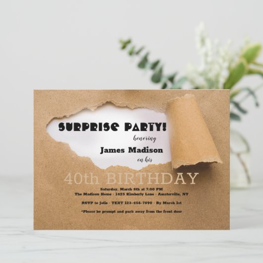 Startseite Einladung (Stehend Vorderseite)