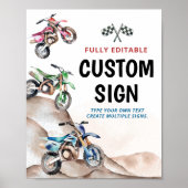 Startseite für Motorräder Poster (Vorne)