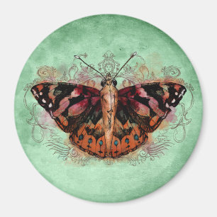 Startseite - Painted Lady Magnet