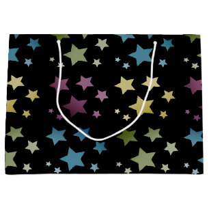 Startseite Schwarze Tasche Style Große Geschenktüte