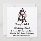 Startseite Scooter Boy Geburtstag einladen Einladung (Vorderseite)