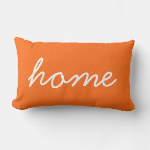Startseite Zitat Orange Typografie Dekorative Sc Lendenkissen