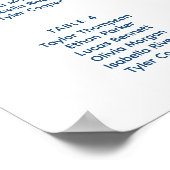 Startskizze für Astronauten im Weltraum Poster (Ecke)