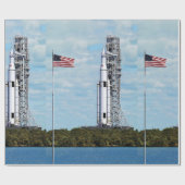 Startsystem für das NASA SLS-Weltraumbahnsystem Geschenkpapier (Flach)