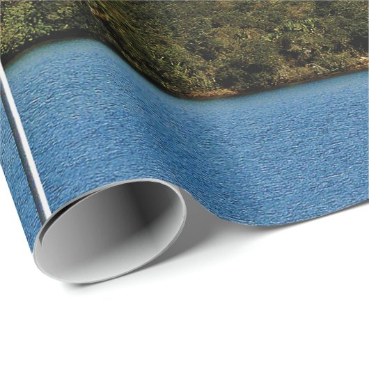 Startsystem für das NASA SLS-Weltraumbahnsystem Geschenkpapier (Rolleneckpunkt)