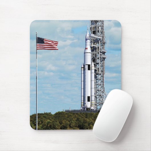 Startsystem für das NASA SLS-Weltraumbahnsystem Mousepad (Mit Mouse)