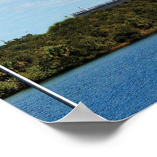 Startsystem für das NASA SLS-Weltraumbahnsystem Poster (Ecke)