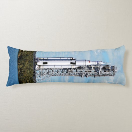 Startsystem für das NASA SLS-Weltraumbahnsystem Seitenschläferkissen (Vorderseite)