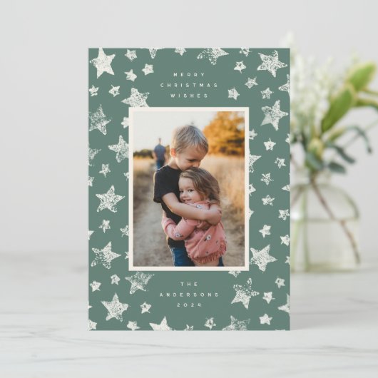 Starttafel Feiertagskarte (Stehend Vorderseite)