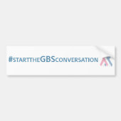 #starttheGBSconversation Autoaufkleber (Vorne)