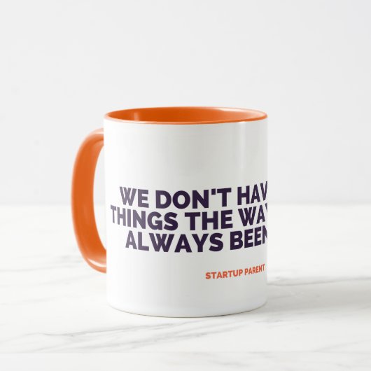 Startup Parent: Kernwert #7 Tasse (Vorderseite Links)