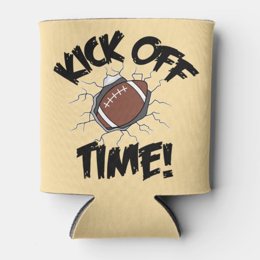 Startzeit - Fußball Dosenkühler (Vorderseite)