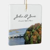 Starved Rock Illinois Staat Park Keramik Keramikornament (Rechts)