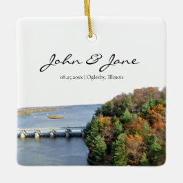 Starved Rock Illinois Staat Park Keramik Keramikornament