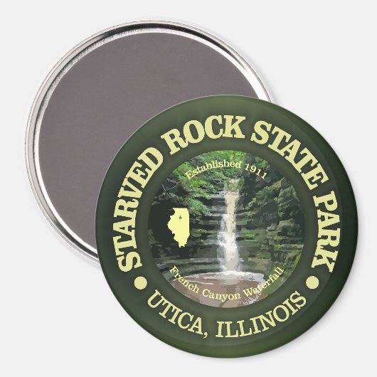 Starved Rock SP Magnet (Vorderseite/Rückseite)