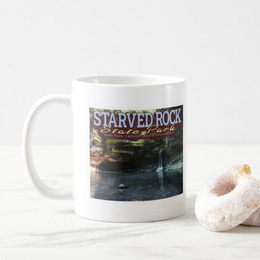 STARVED ROCK STAAT PARK - OGLESBY - ILLINOIS US KAFFEETASSE (Mit Donut)