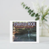STARVED ROCK STAAT PARK - OGLESBY - ILLINOIS US POSTKARTE (Stehend Vorderseite)