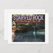 STARVED ROCK STAAT PARK - OGLESBY - ILLINOIS US POSTKARTE (Vorne/Hinten)