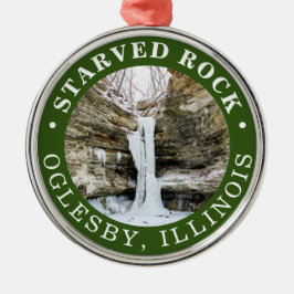 Starved Rock Staat Park St. Louis Canyon Ornament Aus Metall
