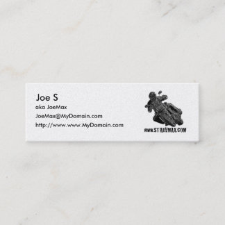 starVmax Visitenkarte-Entwurf Mini Visitenkarte