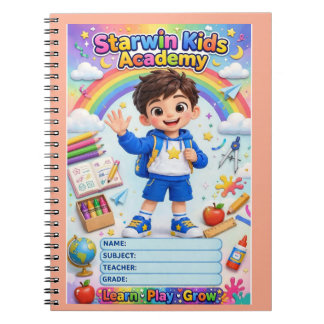 Starwin Kids Academy Spiral Notizbücher
