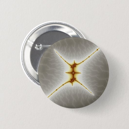 StarX - Fraktal-Knopf Button (Vorne & Hinten)