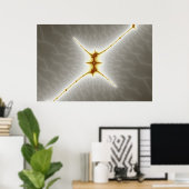 StarX - Fraktal-Poster Poster (Heimbüro)
