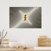 StarX - Fraktal-Poster Poster (Küche)