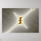 StarX - Fraktal-Poster Poster (Vorne)