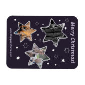 Stary Custom Senior Zuhause Care Fotos Weihnachten Magnet (Horizontal)