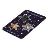 Stary Custom Senior Zuhause Care Fotos Weihnachten Magnet (Linke Seite)