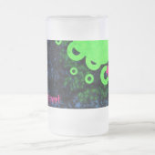 Stary Mit Augen Mattglas Bierglas (Mittel)