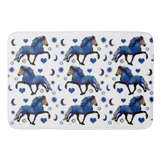 Stary Night Charismatic Tolting isländischen Pferd Badematte (Vorderseite)