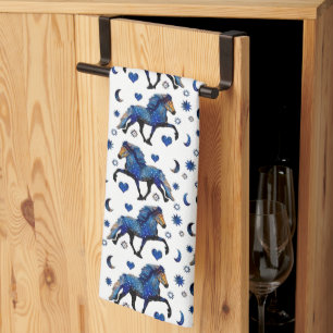 Stary Night Charismatic Tolting isländischen Pferd Geschirrtuch