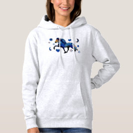 Stary Night Charismatic Tolting isländischen Pferd Hoodie