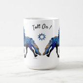 Stary Night Charismatic Tolting isländischen Pferd Kaffeetasse (Mittel)