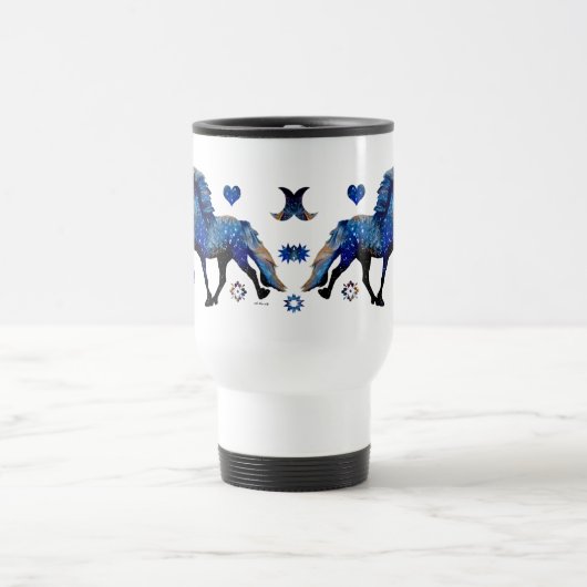 Stary Night Charismatic Tolting isländischen Pferd Reisebecher (Mittel)