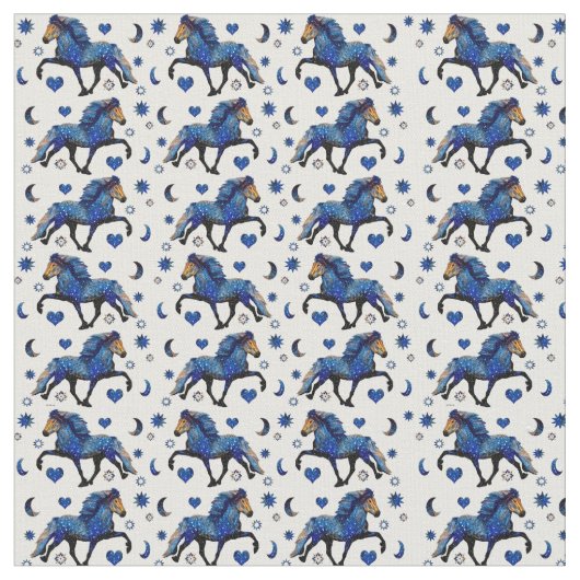 Stary Night Charismatic Tolting isländischen Pferd Stoff (Nahaufnahme)