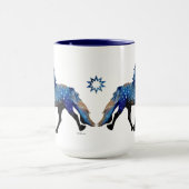 Stary Night Charismatic Tolting isländischen Pferd Tasse (Zentrum)