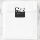 Stary Night Quadratischer Aufkleber (Tasche)