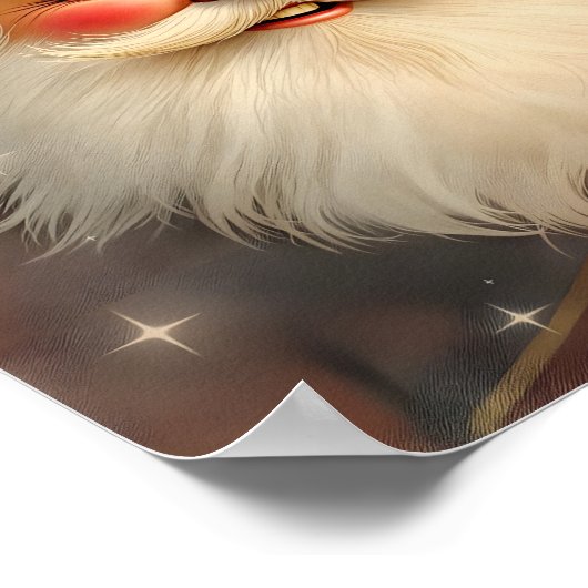 Stary Santa Digital Poster (Ecke)
