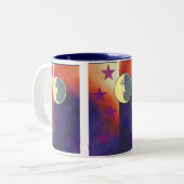 Stary, Stary Nacht Zweifarbige Tasse (Vorderseite Links)