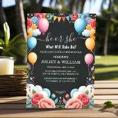 Stash Fun Cloud Family in Spanisch Gender Reveal Einladung